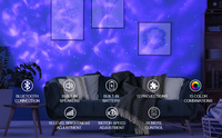 À la mode Aurora Sky Starry Projector Star Pattern Projector Light Outdoor Led Galaxi Night Light