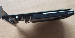 การ์ดจอ Original T1000 8GB 4GB GDDR6 ระดับมืออาชีพ สำหรับเวิร์กสเตชัน โปรไฟล์ต่ำ รองรับ CAD การสร้างแบบจำลอง 3 มิติ และจอภาพหลายจอ - Product Image 2