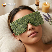 Jiwan Lejia – Rouleau facial en jade Xiuyan naturel, planche Gua Sha, masque pour les yeux, pierre de massage liftante pour le visage, outils de soin spa – Vente en gros