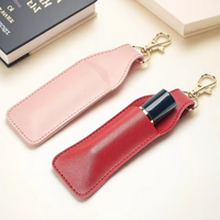 Étui à rouge à lèvres mini YY en cuir, pochette moderne pour rouge à lèvres, boîte à charme pour femme, petite pochette à rouge à lèvres pour sac à main