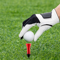 Prix usine bas et personnalisé : Tees de golf professionnels en plastique 58mm/76mm avec coussin en caoutchouc pour sports de plein air