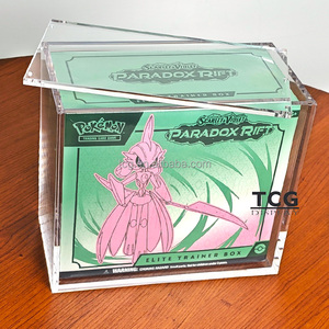 TCG Vente en gros <span class=keywords><strong>Pokemon</strong></span> <span class=keywords><strong>Go</strong></span> Elite Trainer Box Acrylique Aimant Vitrine Anti-UV PLUS Protection <span class=keywords><strong>ETB</strong></span> <span class=keywords><strong>Pokemon</strong></span> Case Avec Base - Product Image 2