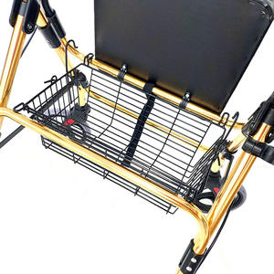 Rullo pieghevole pieghevole per camminatore verticale pieghevole per adulti in alluminio leggero pieghevole per adulti con sedile - Product Image 5