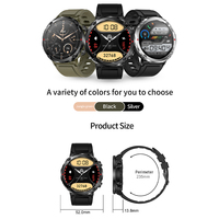 Montre connectée étanche IP68 T30 avec fonction d'appel, batterie 600 mAh, montre intelligente de sport pour homme, calendrier, boîtier en acier, autonomie de 4 jours