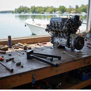 Adaptador extractor de cojinete inferior de carcasa modelo D0100XT4PK7 para Yamaha Johnson Evinrude Mercury 115hp - Product Image 2