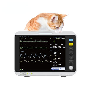 Moniteur de signes vitaux vétérinaire pour cliniques vétérinaires, unités de soins intensifs, dispositif de surveillance multiparamétrique ECG <span class=keywords><strong>Holter</strong></span>, certifié CE/ISO classe II, 1 an - Product Image 2