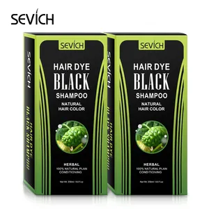 Sevich oem卸売工場価格天然エキス染毛シャンプー