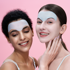 OEM masker dalam nyata kolagen Bio pengencang Korea, masker pembungkus kolagen nyata pelembap dahi dan keriput - Product Image 1