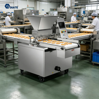 Petite machine à fabriquer des biscuits, machine à faire des biscuits, ligne de production de biscuits pressés, machine à garnir de chocolat