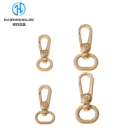 Fournitures de quincaillerie en gros : Mousqueton pivotant en alliage de zinc, boucle personnalisée pour laisse de chien, accessoire de quincaillerie pour sangle de sac