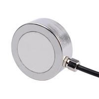 Fibos Stainless Steel Mini Button Compression Load Cell 100kg 2000kg Seri FA10 Sensor Uji Gaya Pemasangan Tetap Kapasitas Tinggi