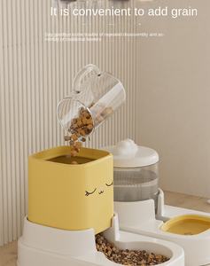 Novo Lançamento Conjunto Dispensador Automático de Comida e Água para Animais de Estimação Alimentador por Gravidade para Cães e Gatos de Pequeno e Médio Porte - Product Image 2
