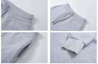 Survêtements personnalisés pour hommes et femmes, 100% coton, chenille, logo brodé, ensemble jogging, sweat-shirt à capuche, marque privée, survêtement personnalisé
