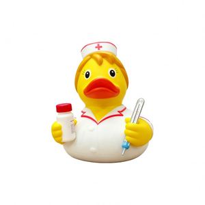 Jouet promotionnel 2025 : Canard infirmière en vinyle, jouet de bain flottant en caoutchouc pour bébés, idéal pour soulager le stress des enfants - Product Image 2