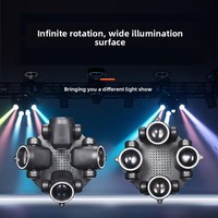 Projecteur de scène mobile 150W RVB à 4 têtes avec faisceau oscillant et télécommande DMX pour DJ, discothèque, fête, mariage - Vente en gros