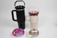 ProTour 30 oz Tumbler Flip Straw Couvercle Couvercle de paille détachable Accessoires de remplacement pour tasse de 30 oz