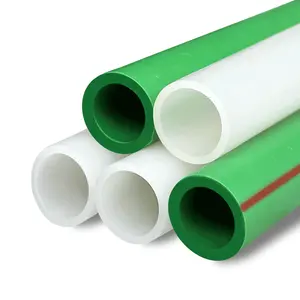 PPR聚乙烯塑料管玻璃纤维ppr热水用水管及配件