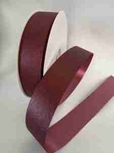 5# Burgundy Glitter Craft Printing Sparkling Spool Roll 100 Yards Gift Wrapping Floral Luxury Fashion <b>Weddings</b> Homecoming <b>Ribbon</b> - Product Image 2