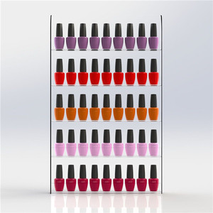 Soporte de esmalte de uñas acrílico montado en la pared, de 5 capas perspex, Primera mano de fábrica - Product Image 6