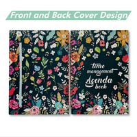 Cahier d'exercices scolaire luxueux à double spirale avec impression plastifiée, couverture souple, option logo personnalisé, format A5