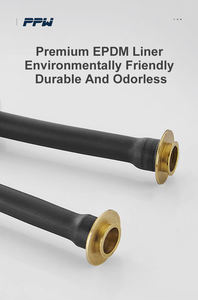 خرطوم مرن من مطاط EPDM مع قفل مزدوج من الفولاذ المقاوم للصدأ للمطبخ والحمام الحديث - Product Image 6