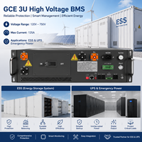 GCE Energy 120V-750V 125A ESS Tegangan Tinggi Smart BMS LiFePO4 Li-ion dengan WIFI CAN UART RS485 untuk Baterai Penyimpanan Energi