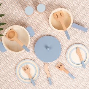 Jouets éducatifs en bois pour enfants, bouteille à épices et pot de cuisine pour l'apprentissage et le jeu - Product Image 3