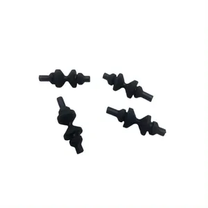 OEM custom black EPDM NBR rubber parts rubber cover for auto and machinery