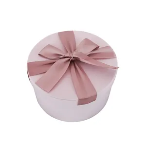 Reasonable price personalized nice paperboard round gift box with lid