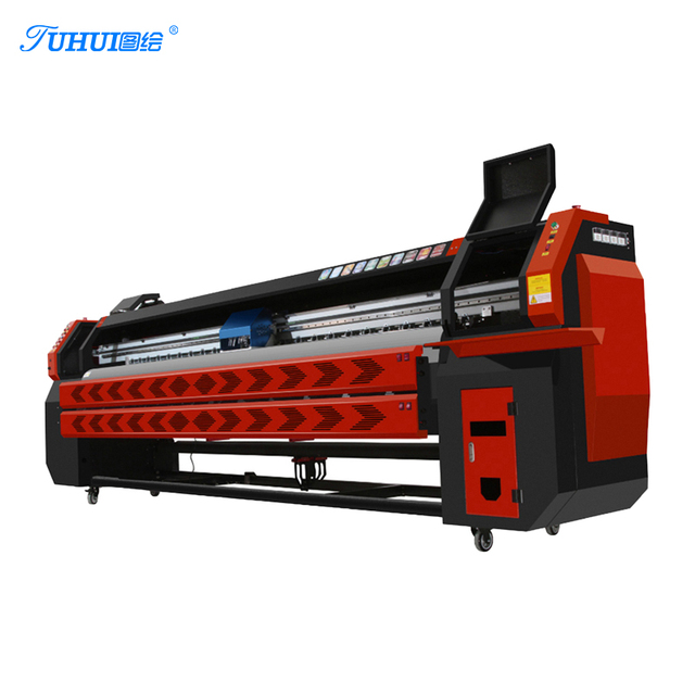 T8 3.2m Solvent Large Format Printer KM512/KM1024 Print Head Printing Machine Easy to Operate