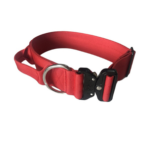 <span class=keywords><strong>Collar</strong></span> táctico ajustable para perro, con hebilla de Metal duradera y mango de Control de seguridad - Product Image 3