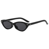 Lunettes de soleil œil de chat à monture fine Ade Wu 97274, logo personnalisé, lunettes de soleil tendance 2026 pour femmes