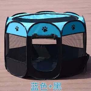 Pet Tent Octagonal Cage Enclosure Cat Cage Collapsible Cat Cage Ultra Large Universal Cat Nest All Seasons