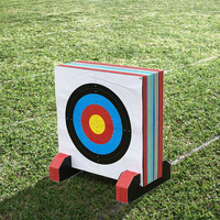 Cible de tir à l'arc en XPE haute densité pour extérieur/intérieur, idéale pour les compétitions et l'entraînement avec arc classique