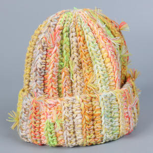 หมวกบีนนี่ไหมพรมถักลายโลโก้แบบกำหนดเองสำหรับฤดูหนาว หมวกบีนนี่เท่ห์ ตลก น่ารัก สำหรับผู้หญิง ผู้ชาย หมวกไหมพรมถักลายหัวกะโหลกอุ่นๆ สำหรับฤดูหนาว - Product Image 5