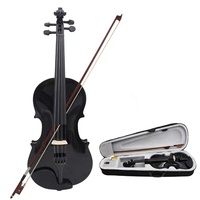 Factory Wholesale Beginner Adult Boy Girl Performance Practice Multi Colors Violin Black Violin