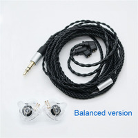 Convient aux écouteurs qdc 2 broches écouteurs intra-auriculaires avec câble détachable