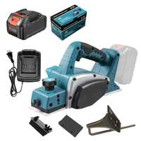 Raboteuse électrique 21V pour le bricolage, petite ponceuse de surface, moteur sans balais, batterie au lithium, outils de travail du bois puissants pour usage domestique