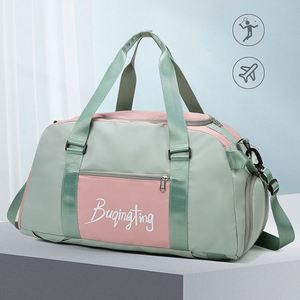 Wholesale Large Capacity Travelling Camping Dry Wet Waterproof Gym Sport Duffel Overnight Bag Backpack with Shoes Compartment - Product Image 2