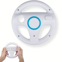 Volant de course sans fil pour manette Wii N, volant de kart pour télécommande Wii N