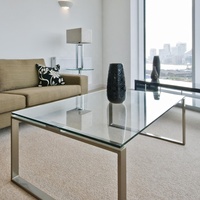 Plateau de table en verre trempé sur mesure, directement de l'usine, de toutes formes et épaisseurs, pour table à manger
