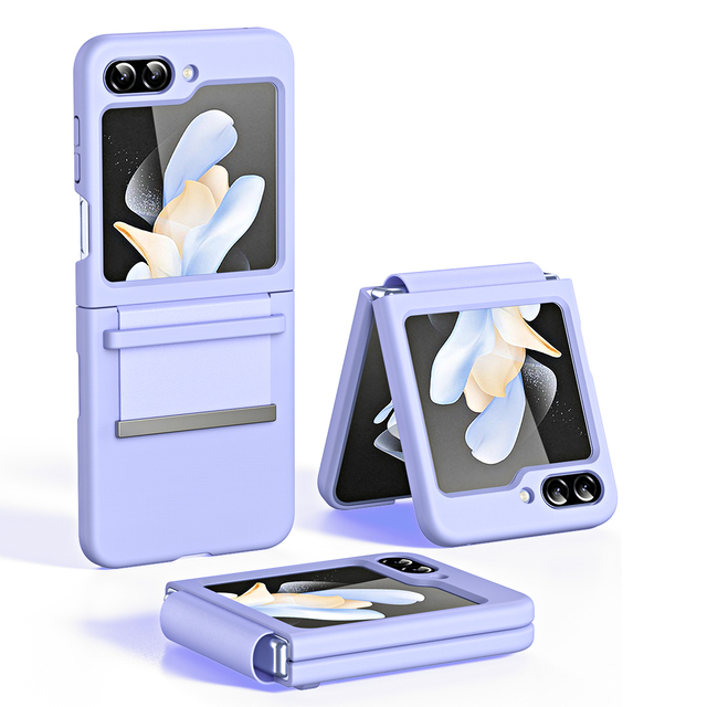 Retractable Strap Fully Protected Phone case for Samsung Z Flip 6 PC case Soft Link Belt Cover for Samsung galaxy Z Flip 4 5