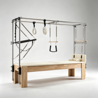 Lit de Pilates Cadillac en bois de caoutchouc pour la maison, équipement d'exercice et de fitness, vente en gros OEM