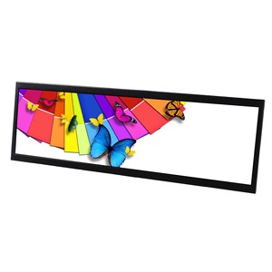 USB C <span class=keywords><strong>Mini</strong></span> PC hiển thị LCD Màn hình hiển thị bảng điều khiển 14.5inch 2560x720 siêu rộng màn hình 3x120 mét Fan CPU GPU PC trường hợp màn hình - Product Image 1