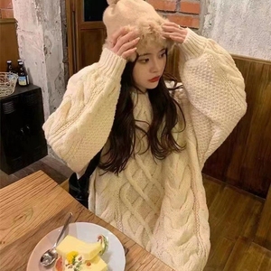 Nuovo Maglione Autunno-Inverno Tinta Unita <span class=keywords><strong>Viola</strong></span>, Sexy ed Elegante con Collo a O - Product Image 3