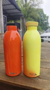 Botol Air Sensitif 500ml Dinding Ganda Vakum Terisolasi Baja Tahan Karat 304 Pengubah Warna Sensitif Suhu Panas - Product Image 6