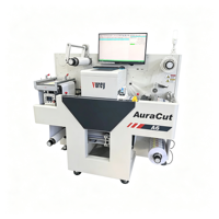 Machine de découpe laser numérique Vorey Aura Cut A6 pour la production de petites séries d'étiquettes personnalisées, équipement compact pour la production de petites quantités