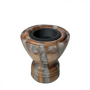 Premium Luxury ArtisanVibe Mubkhar Incense Holder Burner Set Handcrafted Epoxy Resin Sandalwood Bakhoor Aromatic <b>Diffuser</b> - Product Image 1