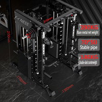 Smith Machine, équipement de musculation complet, rack de musculation, rack de squat à domicile, rack de barre, ensemble combiné