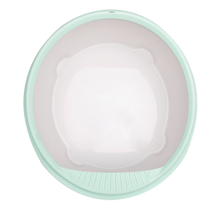 Caja de Arena para Gatos de Plástico Duradera y Ecológica con Diseño Inteligente y Fácil Limpieza, Capacidad de 20L, 40.5x37x18cm - Product Image 3